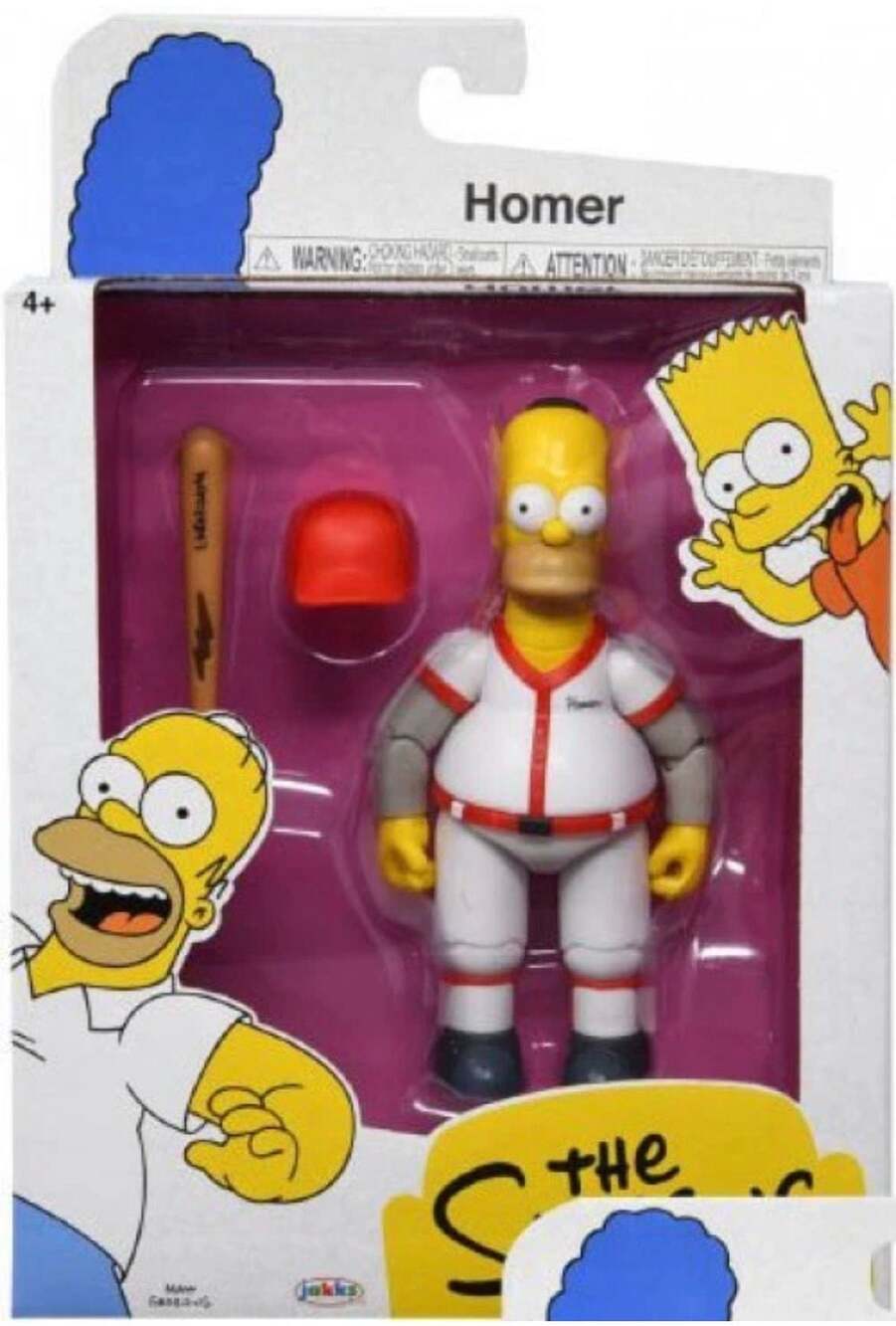 The Simpsons Jakks Pacific Homer Baseball Player Action Figure